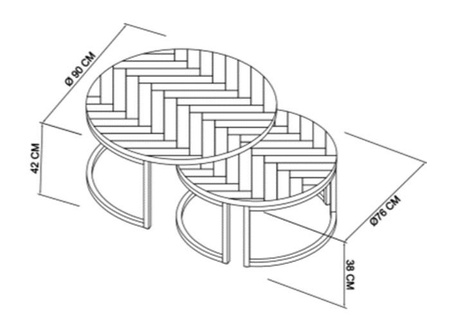 Seville SEV07-0 Stoliki kawowe