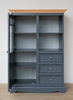 Witryna 1.3 grafit - naturalna sosna Belluno Elegante Katmandu PL017G/P