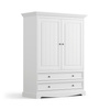 Sosnowa bieliźniarka biała do salonu Belluno Elegante Katmandu PL033B