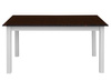 Stół sosnowy Belluno Elegante biały-orzech  Katmandu PL022B/O