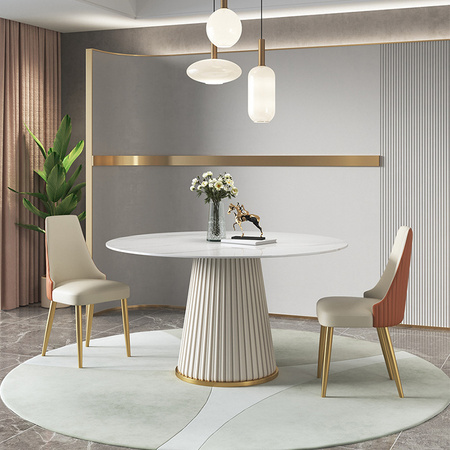 Stół okrągły biały 120cm Modig M96