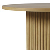 Stół drewniany okrągły do jadalni w nowoczesnym stylu jasne drewno 122cm Avola AV2421-48