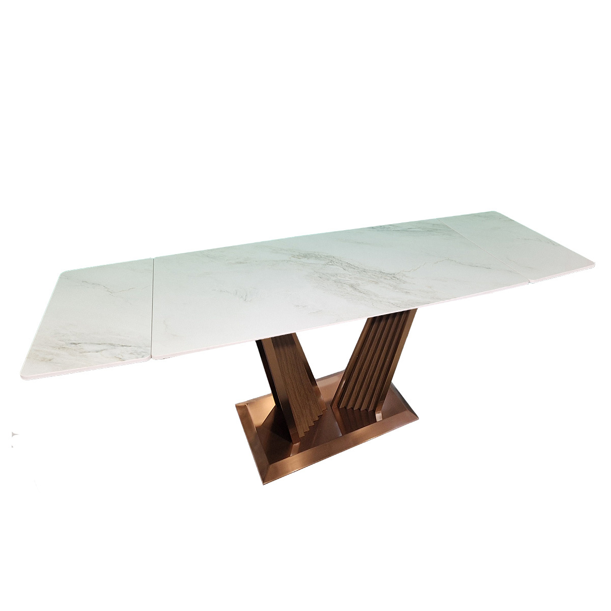 Stół do jadalni z porcelanowego marmuru Antria 1 160–240x90 cm M_ARTE_ANTR_01
