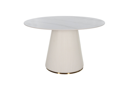 Stół okrągły biały 120cm Modig M96