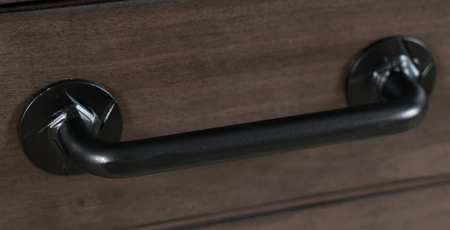 Biurko brązowe z szufladą Avola AV2025-30B