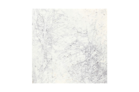 Marmoholz Venezia – Stolik Kawowy | Biały Marmur & Ciemny Brąz Mango | 80 x 80 cm
