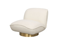 Fotel tapicerowany jasny Nua N18-1