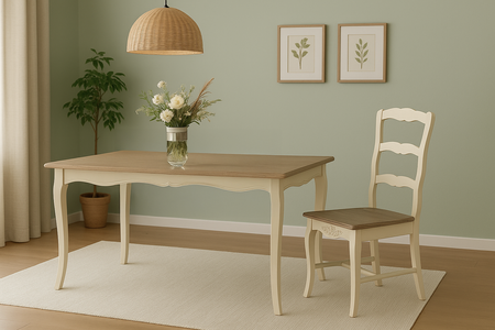 Stół stylizowany prostokątny drewniany 160cm Rimini RI026