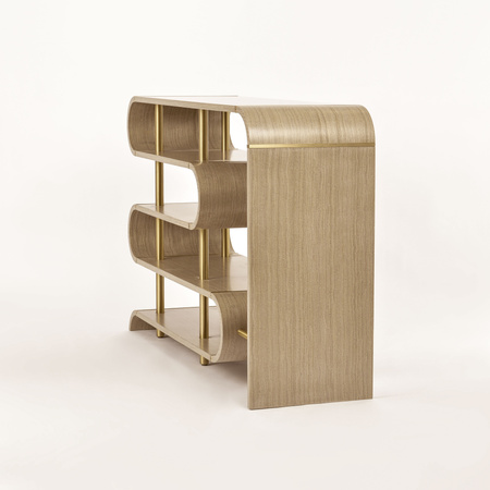 Konsola złote elementy Stilig ST962