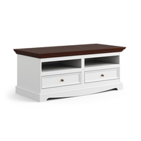 Komoda TV Belluno Elegante biała/orzech Katmandu PL009B/O