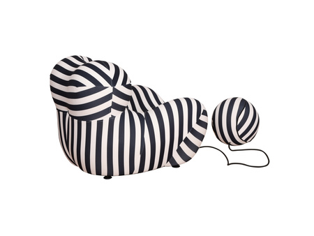 Fotel z podnóżkiem Nua N31-5