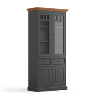 Witryna 2d grafit - dąb Belluno Elegante Katmandu PL015G/D