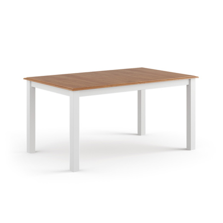 Stół sosnowy Belluno Elegante biały-dąb Katmandu PL022B/D