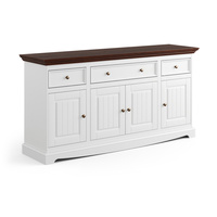 Komoda Belluno Elegante 4.3 biała / orzech Katmandu PL004B/O