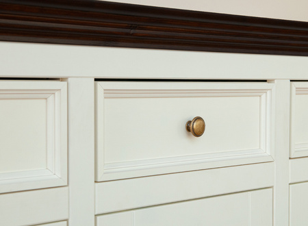 Komoda Belluno Elegante 3.3 biała / orzechowy Katmandu PL002B/O