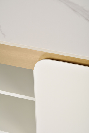 Komoda szafka RTV kremowa złota Stilig ST120