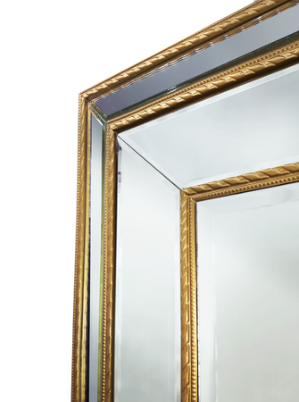 Lustro Sharon 180/90cm glamour złote w formie prostokąta AH503-W