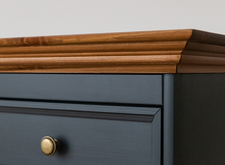Komoda 4.3 grafit - dąb Belluno Elegante Katmandu PL004G/D