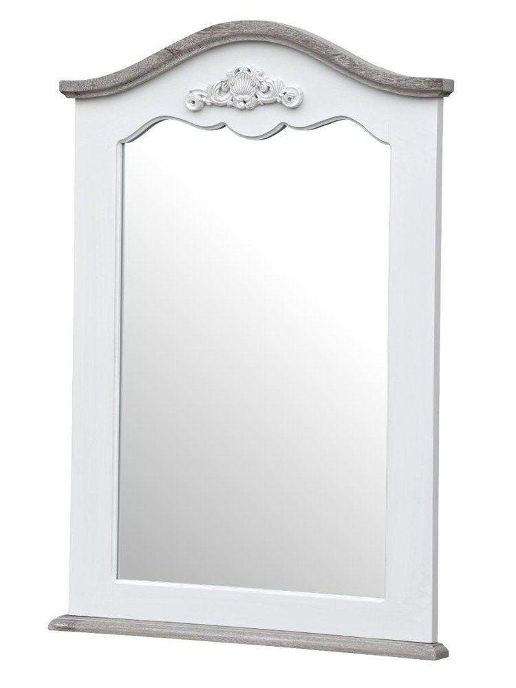 Lustro białe rustykalne Rimini White RIW053