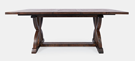 Stół rozkładany drewniany do jadalni ciemnobrązowy 152,5-198cm Avola AV1931-78