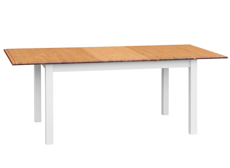 Stół sosnowy Belluno Elegante biały-dąb Katmandu PL022B/D