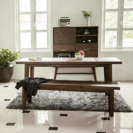 Komoda drewniana w eleganckim stylu do sypialni salonu brązowa z szufladami Ashton ASTB03