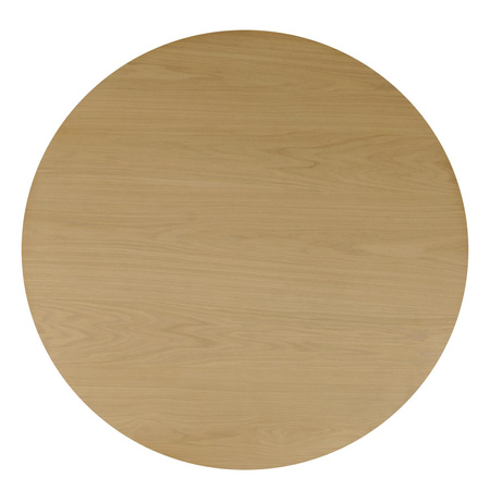 Stół drewniany okrągły do jadalni w nowoczesnym stylu jasne drewno 122cm Avola AV2421-48