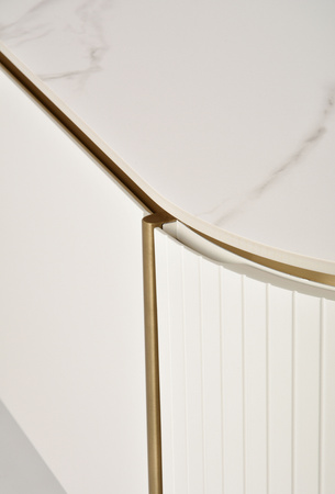 Komoda szafka RTV kremowa złota Stilig ST120