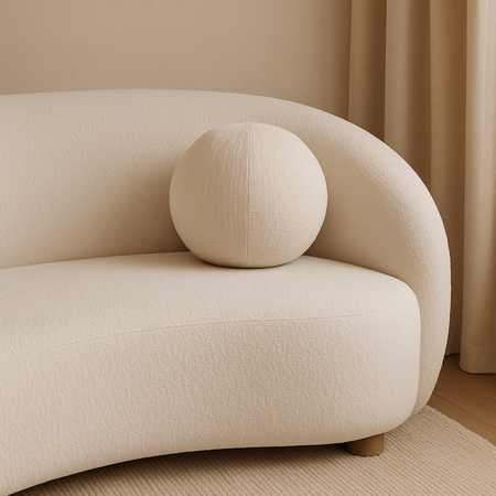 Poduszka biała polyester Leith LET76W