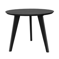 Stolik okrągły dębowy czarny 50 cm Orbetello Katmandu 3SORB50C