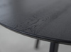 Stolik okrągły dębowy czarny 70 cm Orbetello Katmandu 3SORB58C