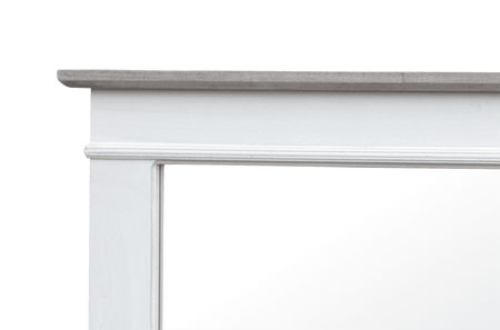 Lustro białe prostokątne Rimini White RIW054