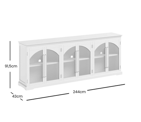 Komoda w nowoczesnym stylu czarna do salonu sypialni jadalni Avola AV2295-96