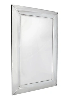 Lustro Bergamo 80/140cm klasyczne prostokątne w prostej lustrzanej ramie AH15JZ191-H