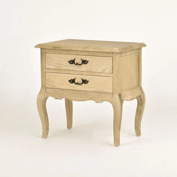 Szafka nocna  drewniana z szufladami do sypialni Venezia Oak VEO895