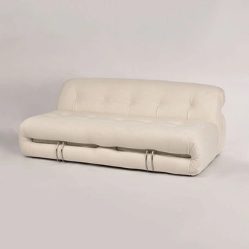  Sofa trzyosobowa w nowoczesnym stylu złamana biel Nua N59-1