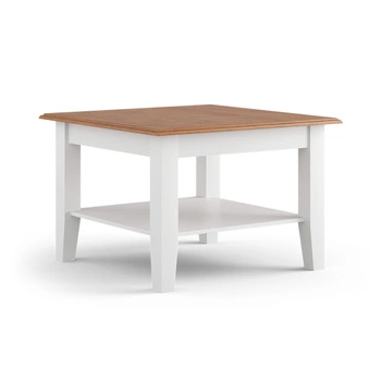 Ława sosnowa mała biała dąb Belluno Elegante  Katmandu PL029B/D