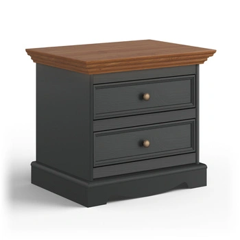 Szafka nocna grafit - dąb Belluno Elegante Katmandu PL013G/D