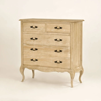 Komoda drewniana stylizowana z szufladami do salonu sypialni Venezia Oak VEO874 