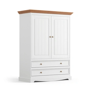 Sosnowa bieliźniarka biały - dąb do salonu Belluno Elegante Katmandu PL033B/D
