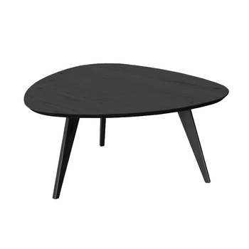 Stolik narożny dębowy czarny 95x96 cm Orbetello Katmandu 3SORB59C