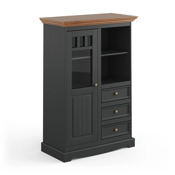 Witryna 1.3 grafit - dąb Belluno Elegante Katmandu PL017G/D