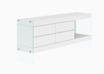 Komoda z szufladami w nowoczesnym stylu biała Soho SH02 