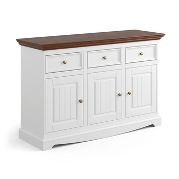 Komoda Belluno Elegante 3.3 biała / orzechowy Katmandu PL002B/O