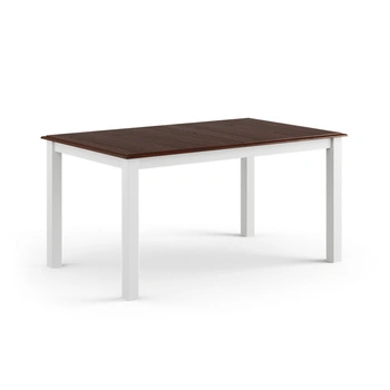 Stół sosnowy Belluno Elegante biały-orzech  Katmandu PL022B/O