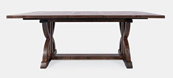 Stół rozkładany drewniany do jadalni ciemnobrązowy 152,5-198cm Avola AV1931-78