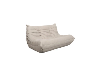 Sofa wypoczynkowa w nowoczesnym stylu tapicerowana jasna Nua N24-4