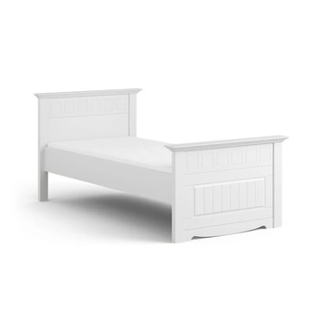 Łóżko białe z drewna Belluno Elegante 90cm Katmandu PL039B