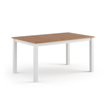 Stół sosnowy Belluno Elegante biały-dąb  Katmandu PL022B/D
