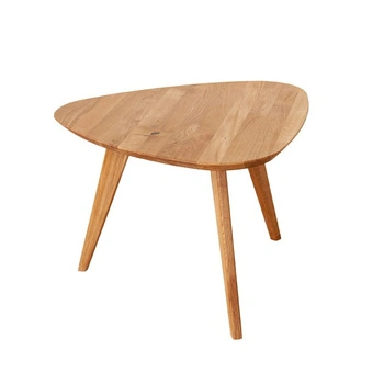 Ława dębowa owalna 67x69 cm Orbetello Katmandu 3SORB54